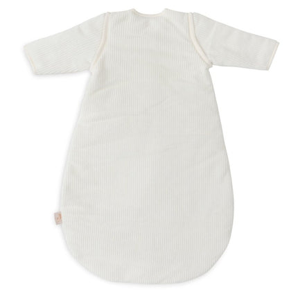 Jollein Slaapzak Baby Met Afritsbare Mouw Rond Rib Ivory koop je bij Babywinkel
