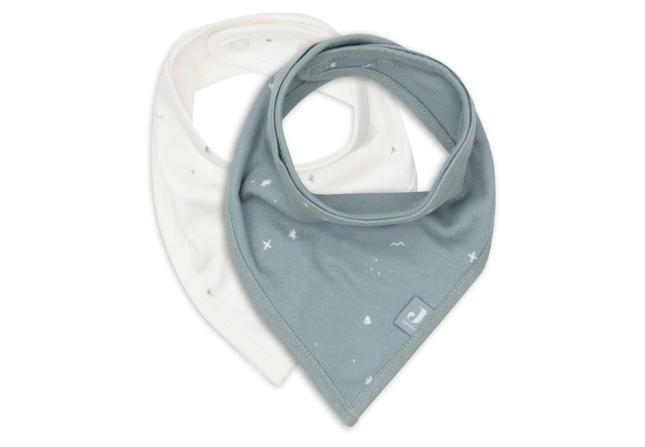 Jollein Slabbetje Bandana Twinkling Sea Green 2St koop je bij Babywinkel