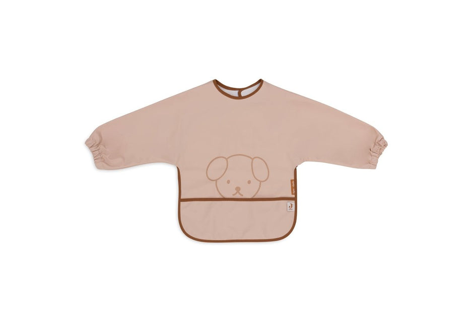 Jollein Slabbetje Waterproof Miffy Peekaboo Wilde Rose Met Mouwen koop je bij Babywinkel