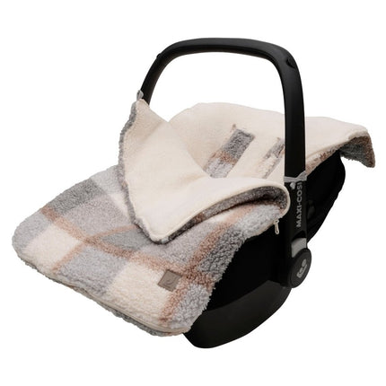 Jollein Voetenzak Check Boucle 0+ 3/5 Punts koop je bij Babywinkel