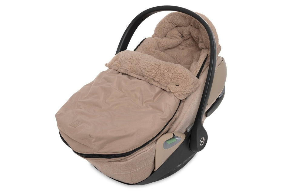 Jollein Voetenzak Embossed/Milky Coffee koop je bij Babywinkel