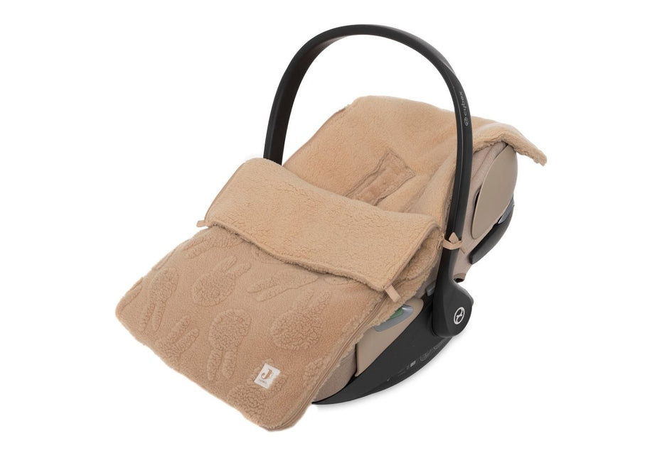 Jollein Voetenzak Miffy/ Jacquard/Teddy - Biscuit 0 - 3 Mnd koop je bij Babywinkel
