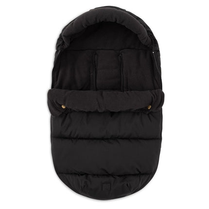 Jollein Voetenzak Puffed Zwart 0+ 3/5 Punts koop je bij Babywinkel