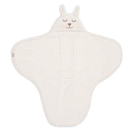 Jollein Wikkeldeken Baby Bunny Cloudy Rib/ Oatmeal koop je bij Babywinkel