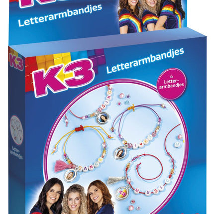 K3 Letter Armbanden Maken koop je bij Babywinkel