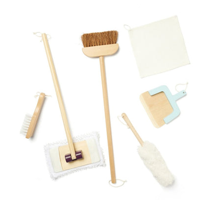 Kid's Concept Houten Speelgoed Schoonmaak Set koop je bij Babywinkel