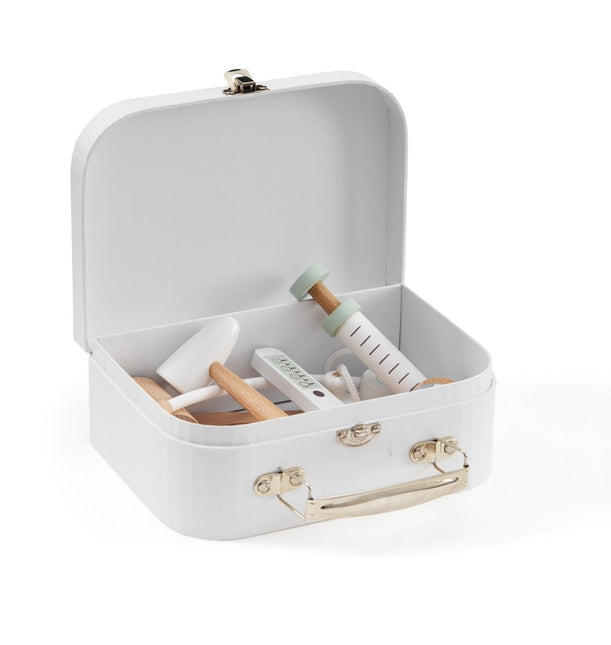 Kid's Concept Speelkoffer Dokterstas Wit 14,5x20x8,5 cm koop je bij Babywinkel