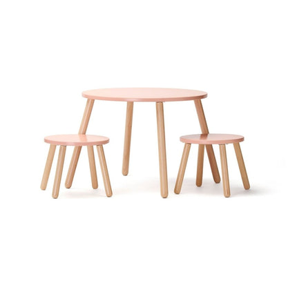 Kid's Concept Tafel Set met Krukken Apricot koop je bij Babywinkel