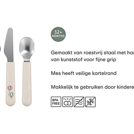 Mepal Bestekset Mio Forest Friends 3 - Delig koop je bij Babywinkel