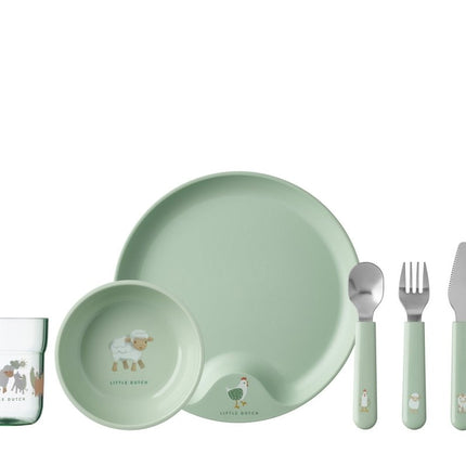 Mepal Kinderservies Set Mio Little Farm 6 - Delig koop je bij Babywinkel