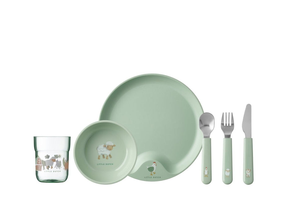 Mepal Kinderservies Set Mio Little Farm 6 - Delig koop je bij Babywinkel
