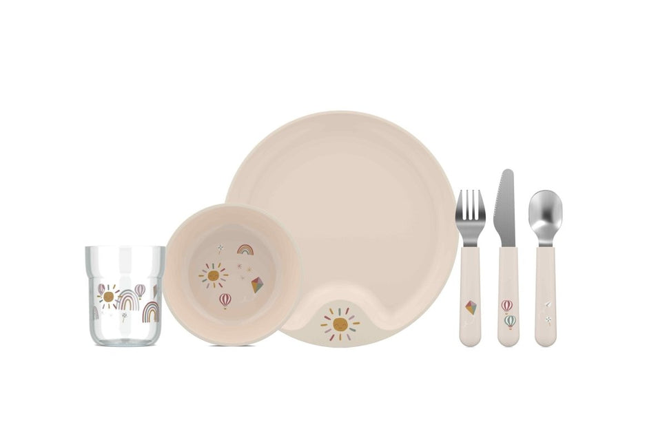 Mepal Kinderservies Set Mio Sunshine & Rainbow 6 - Delig koop je bij Babywinkel