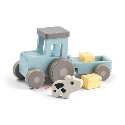 Kleine landbouwtractor Dotti Blue koop je bij Babywinkel