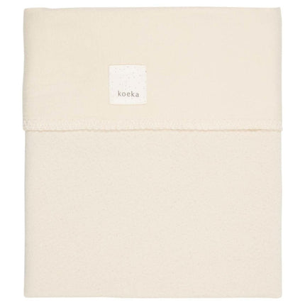 Koeka Wiegdeken Flanel Runa Warm White koop je bij Babywinkel