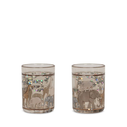 Konges Slojd 2 Glitter Bekers Safari koop je bij Babywinkel