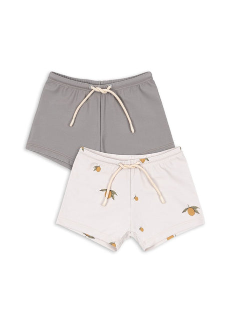 Konges Sløjd 2 - Pack Aster Zwembroek Grs Mon Grand Citron/Laurel Oak koop je bij Babywinkel