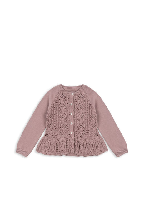 Konges Slojd Baby Vestje Cabby Frill Gota Deauville Mauve koop je bij Babywinkel