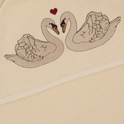 Konges Slojd Badcape Baby Swan koop je bij Babywinkel