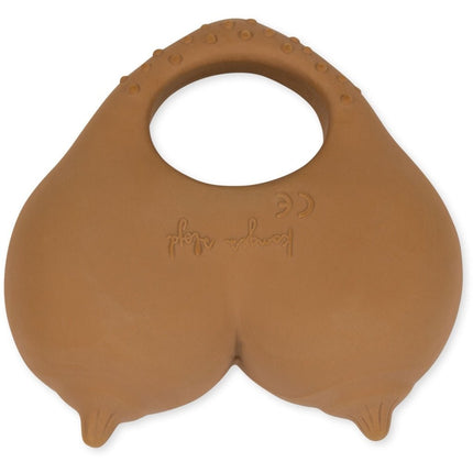 Konges Slojd Bijtring Borsten Caramel 10cm koop je bij Babywinkel