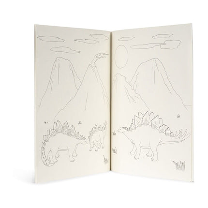 Konges Slojd Kleurboek met Potloodjes Dino koop je bij Babywinkel