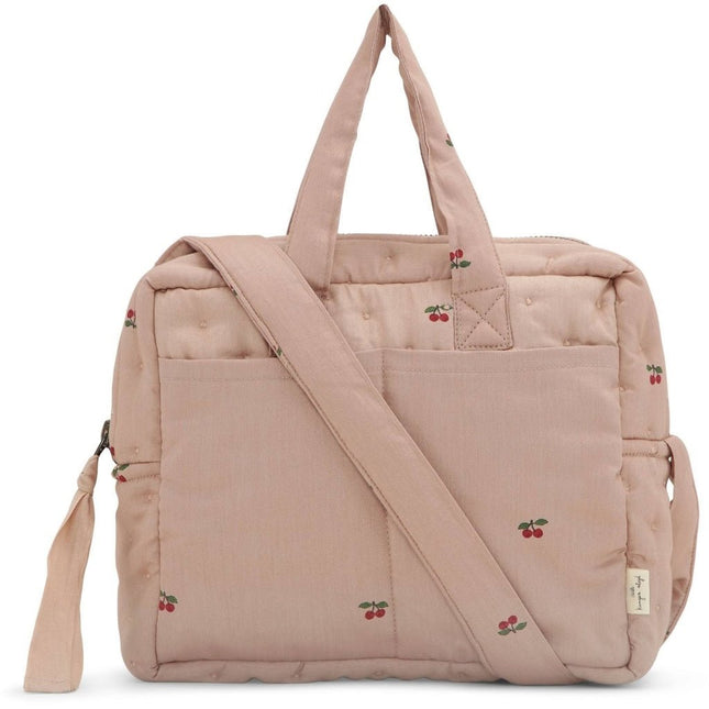Konges Slojd Poppenwagen Tas Cherry Blush koop je bij Babywinkel