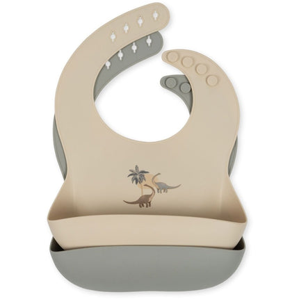 Konges Slojd Slabbetje Dino 2St koop je bij Babywinkel