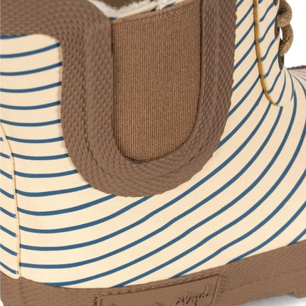 Konges Slojd Thermo Laarsjes Print Stripe Bluie koop je bij Babywinkel