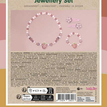 LD Sieraden Set Strawberry 4 delig koop je bij Babywinkel