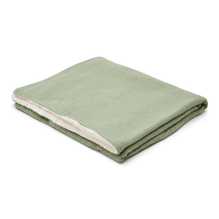 Little Dutch Ledikantdeken Pure Sage Gebreid koop je bij Babywinkel