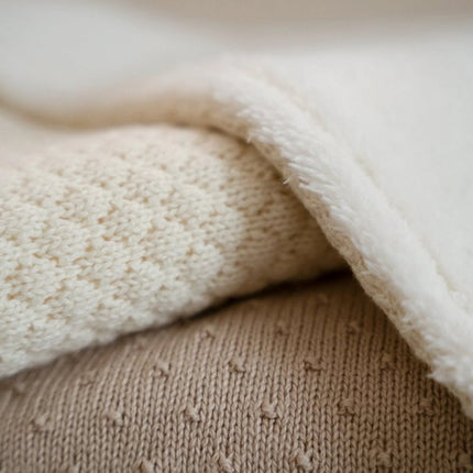Little Dutch Ledikantdeken Pure Soft White Gebreid koop je bij Babywinkel