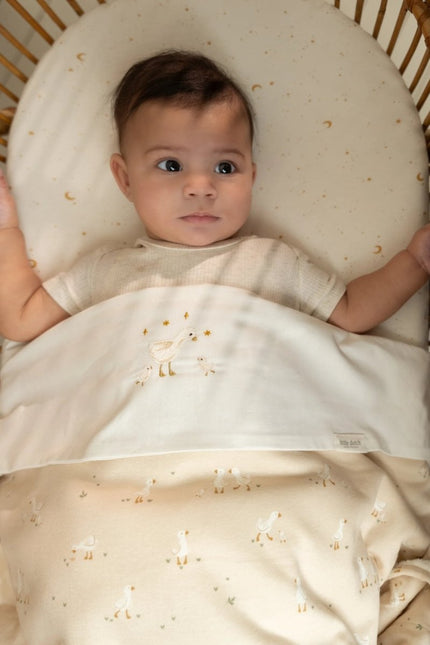 Little Dutch Ledikantdeken Beige Little Goose koop je bij Babywinkel
