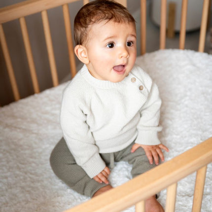 Baby's Only Ledikantdeken Snow Wol Wit koop je bij Babywinkel
