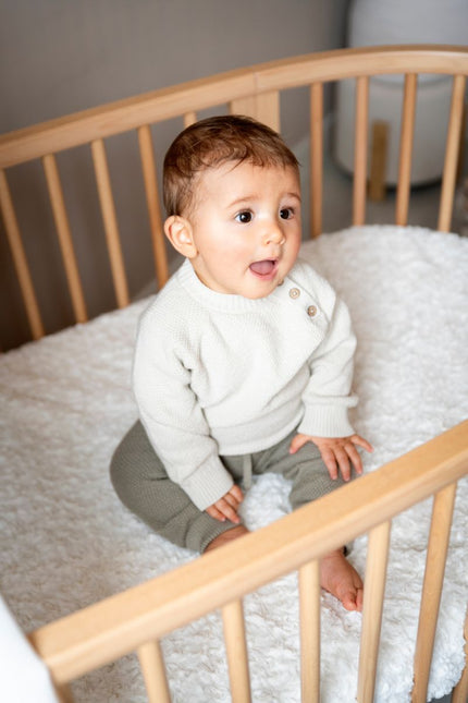 Baby's Only Ledikantdeken Snow Wol Wit koop je bij Babywinkel