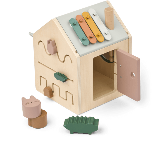 Liewood Activiteitenkubus Huis Van Hout koop je bij Babywinkel