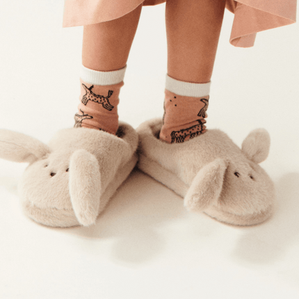 Liewood Aviaja Rabbit Slippers Mist koop je bij Babywinkel