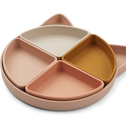 Liewood Babybord Arne Cat Rose koop je bij Babywinkel