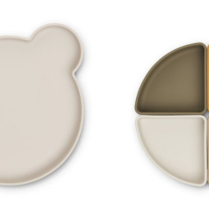 Liewood Babybord Arne Mr Bear Sandy koop je bij Babywinkel