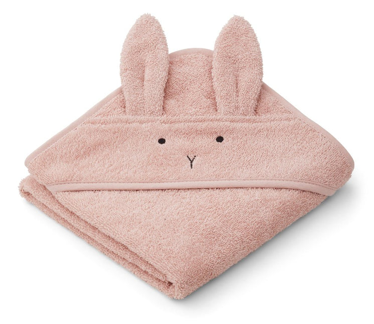 Liewood Badcape Baby Albert Rabbit Rose koop je bij Babywinkel