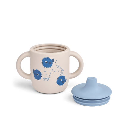 Liewood Drinkbeker Neil Pufferfish / Sandy koop je bij Babywinkel