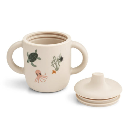 Liewood Drinkbeker Neil Sea Creature/Sandy koop je bij Babywinkel