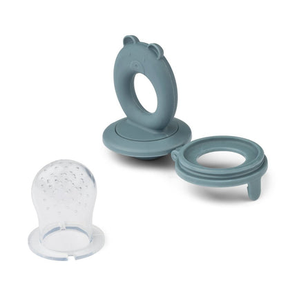 Liewood Fingerfeeder Miranda Bear Shape Whale Blue/Dove Blue 2St koop je bij Babywinkel