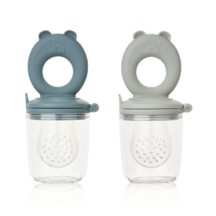 Liewood Fingerfeeder Miranda Bear Shape Whale Blue/Dove Blue 2St koop je bij Babywinkel