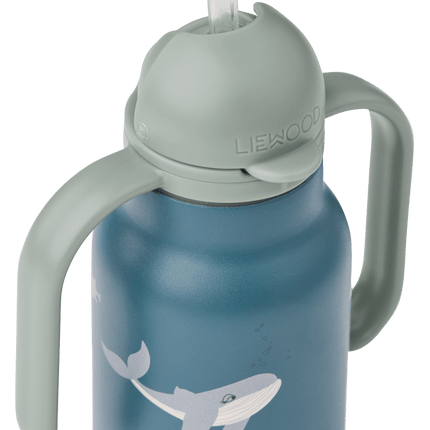 Liewood Kimmie Waterfles Arctic Sea / Ocean view 250ml koop je bij Babywinkel
