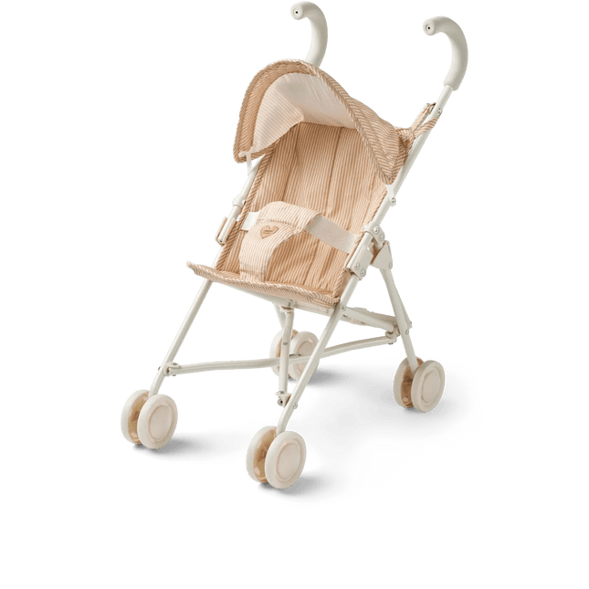 Liewood Poppenbuggy Y/D Stripe Pale Tuscany / Creme De La Creme koop je bij Babywinkel