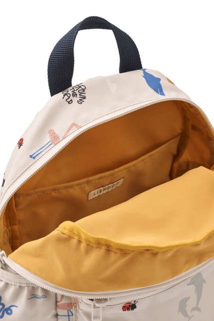 Liewood Rugzak Andreas Around The World Sandy koop je bij Babywinkel