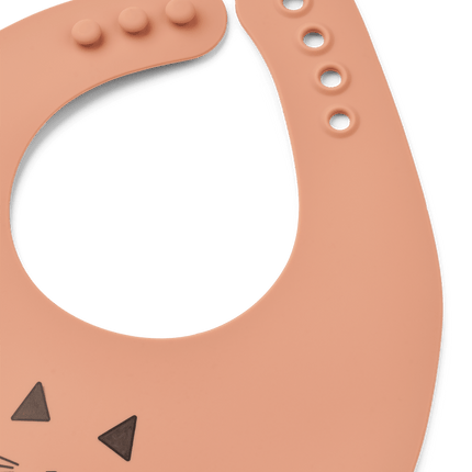 Liewood Slabbetje Ember Cat Appleblossom / Tuscany rose koop je bij Babywinkel