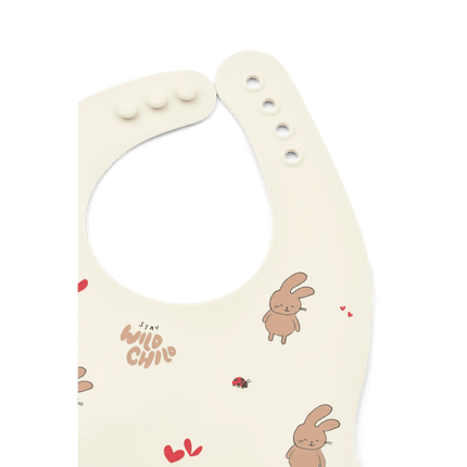 Liewood Slabbetje Ember Printed Wild Child / Rosey 2St koop je bij Babywinkel