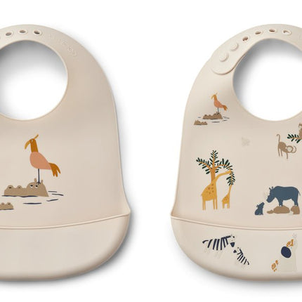 Liewood Slabbetje Tilda All Together/Sandy 2St koop je bij Babywinkel