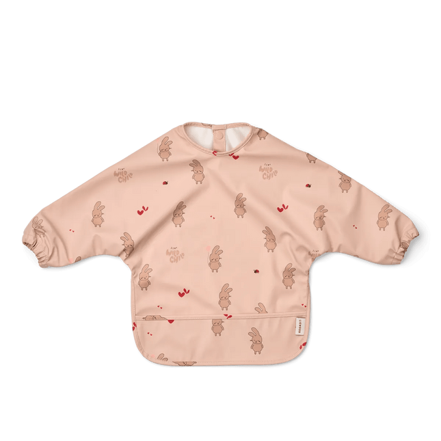 Liewood Slabbetje Wild Child / Rosey Lange Mouwen koop je bij Babywinkel