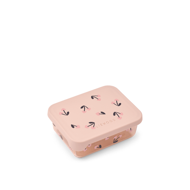Liewood Snackdoos Ako Tritan Cherry heart / Rosey koop je bij Babywinkel